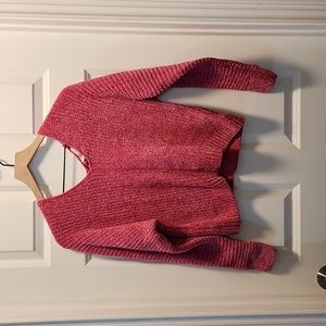 Pink rose pink soft sweater. Brand new